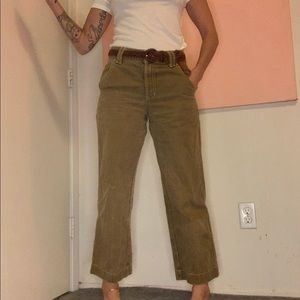 BDG brown straight leg ankle jeans